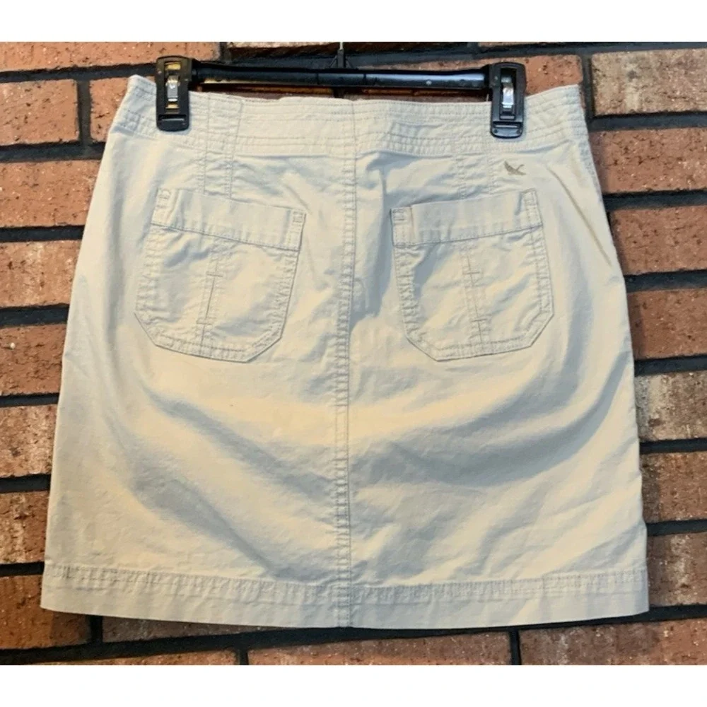 Eddie Bauer Womens Khaki Pencil‎ Skirt With Pockets Size 2